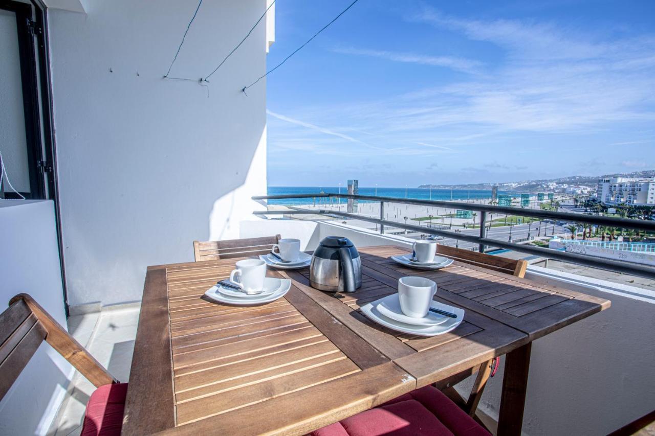 Vue Sur Mer Avec 2 Terrasses - 100M² - Sur La Cote 탕헤르 외부 사진