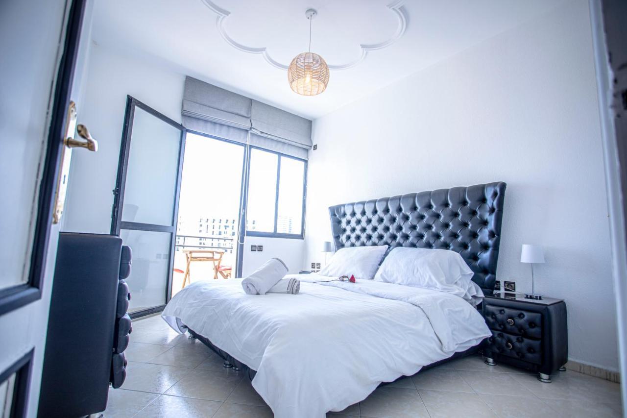 Vue Sur Mer Avec 2 Terrasses - 100M² - Sur La Cote 탕헤르 외부 사진